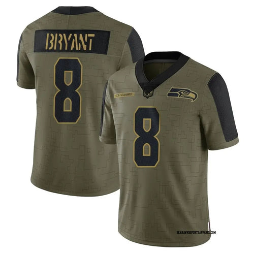 Coby Bryant Seattle Seahawks Official NFL Jersey Nike Salute to Service