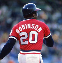 Frank Robinson Cleveland Indians Official MLB Majestic Jersey red