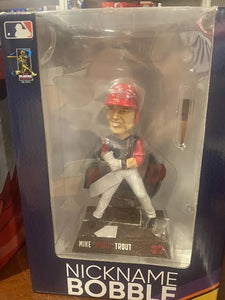 Mike Trout Anaheim Angels Nickname Bobblehead Forever Collectibles