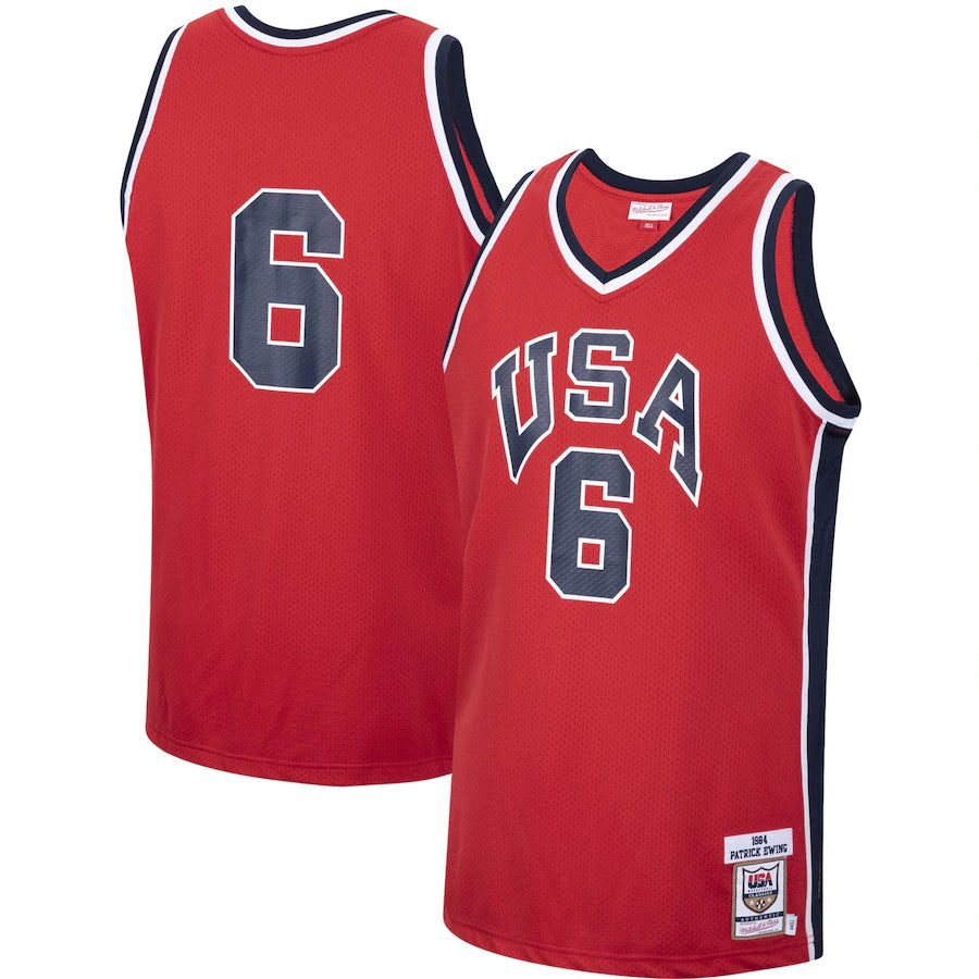 Patrick Ewing 1984 USA Olympic Basketball Jersey Mitchell & Ness