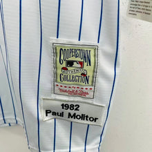 Paul Molitor Milwaukee Brewers Jersey Mitchell & Ness white pinstripes