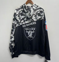 Las Vegas Raiders color camouflage light weight hoodie