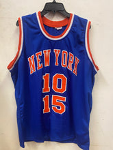 Earl Monroe & Walt Frazier New York Knicks backcourt autographed jersey JSA Witnessed COA