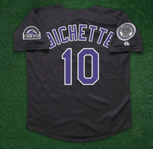 Dante Bichette Colorado Rockies Official MLB Majestic Jersey black