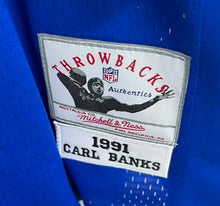 Carl Banks 1991 New York Giants Official NFL Mitchell & Ness Jersey