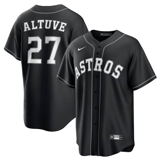 Jose Altuve Houston Astros Jersey Official MLB Nike black