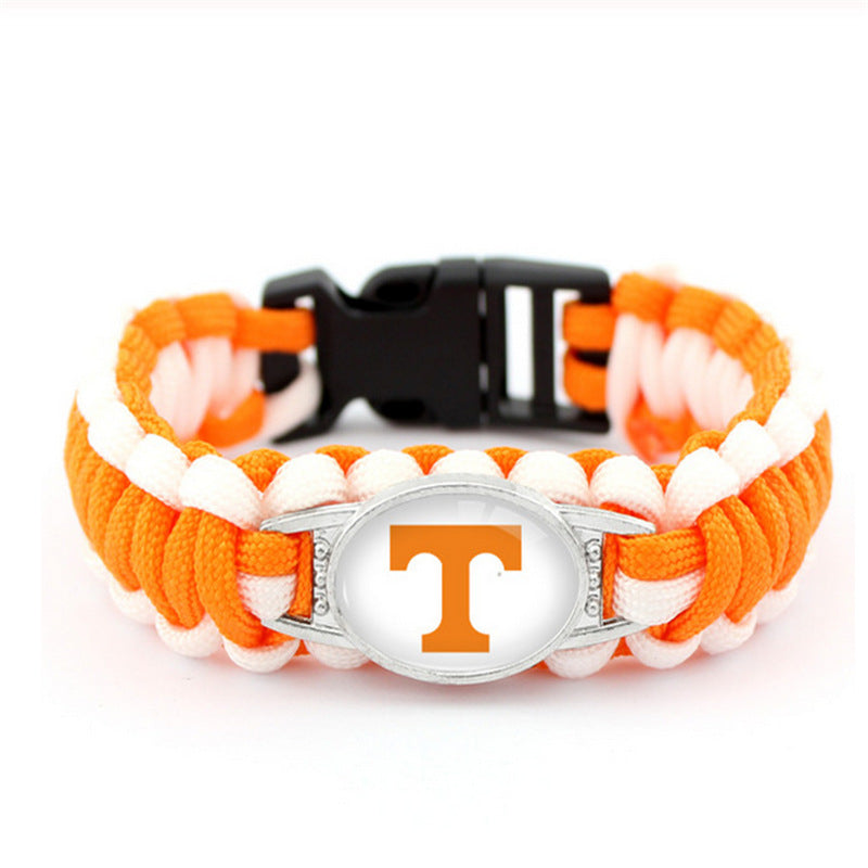 Tennessee Volunteers snap clasp bracelet