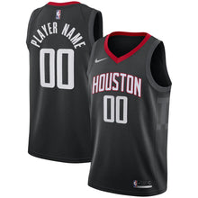Any name and number Houston Rockets customized Official NBA Nike Alternate Jersey black