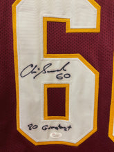 Chris Samuels Washington Redskins autographed jersey with JSA Witnessed COA