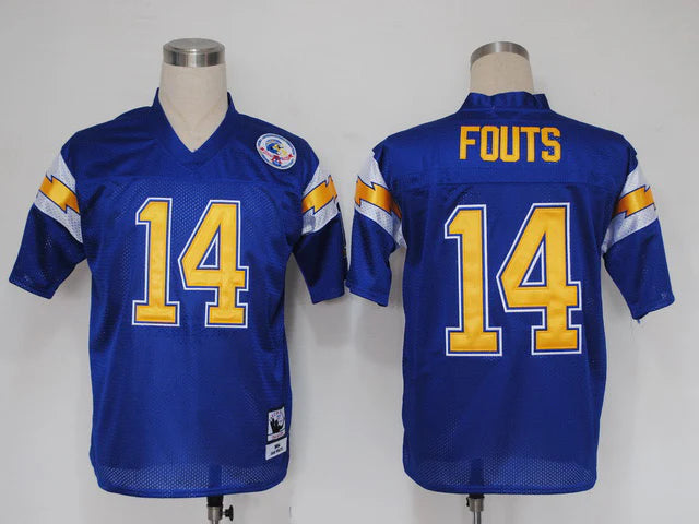 Dan Fouts San Diego Chargers Jersey Mitchell Ness Classic Authentics