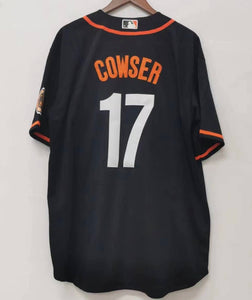 Colton Cowser Baltimore Orioles jersey Nike black