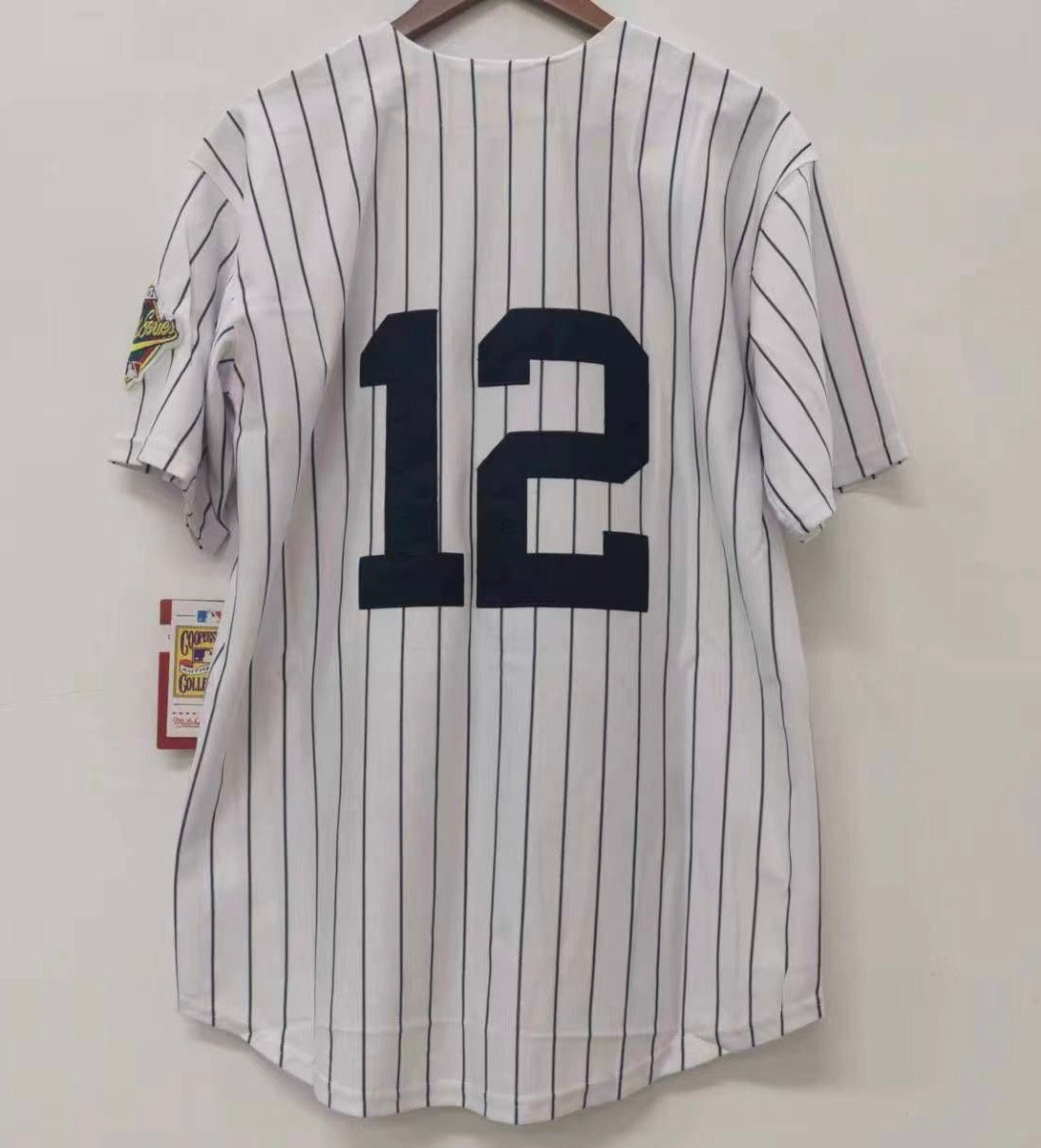 Wade Boggs New York Yankees 1996 World Series Jersey Mitchell