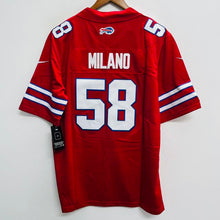 Matt Milano Buffalo Bills Official NFL Nike Jersey red