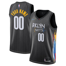 Choose Any NAME and NUMBER customized New Jersey Nets Official NBA Nike Alternate Jersey black