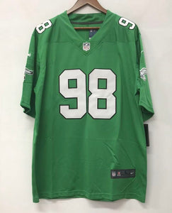 Jalen Carter Philadelphia Eagles official Nike NFL Jersey Kelly Green