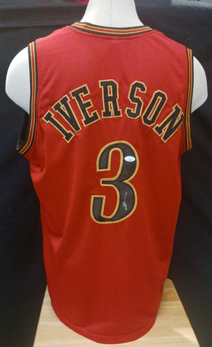 Allen Iverson autographed custom Philadelphia jersey JSA COA