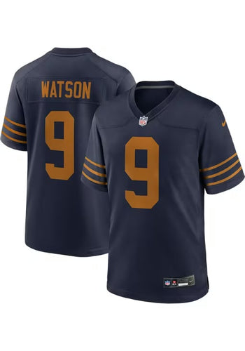 Christian Watson Green Bay Packers Official NFL Nike Jersey Navy/Gold Alternate