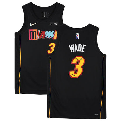 Dwyane Wade Miami Heat YOUTH KIDS Official NBA  Nike Jersey black