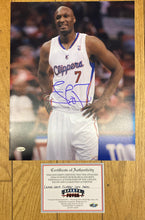 Lamar Odom Los Angeles Clippers Autographed 11X14 photo with COA