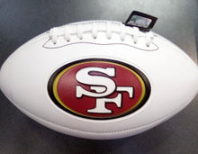 San Francisco 49ers Full Size logo Autograph Signature Football