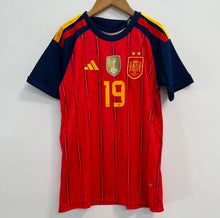 Lamine Yamal Spain National Team adidas 2026 Home Authentic Jersey 2 stars