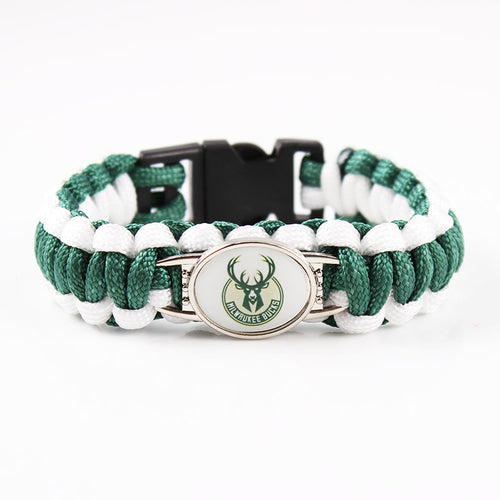 Milwaukee Bucks snap clasp bracelet