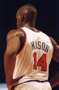 Anthony Mason New York Knicks Official NBA Mitchell & Ness Jersey white