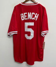 Johnny Bench Cincinnati Reds Official MLB Jersey Mitchell & Ness Red