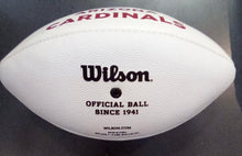 Arizona Cardinals Full Size logo Autograph Signature Football