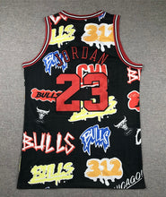 Michael Jordan Chicago Bulls Graffiti Jersey made by Mitchell & Ness