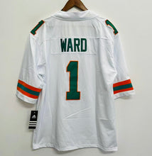 Cam Ward Miami Hurricanes Official NCAA Adidas Jersey white