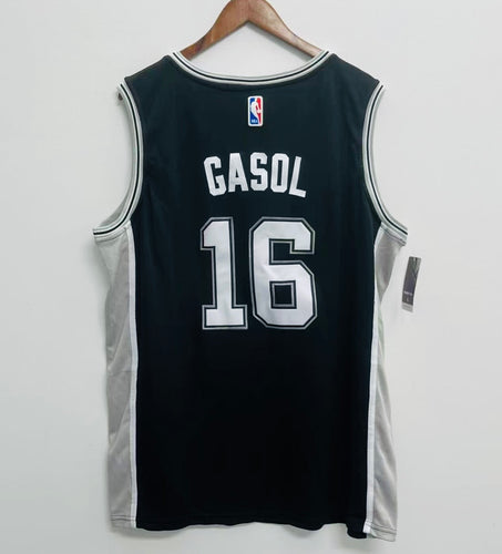 Pau Gasol San Antonio Spurs Official NBA Adidas Jersey