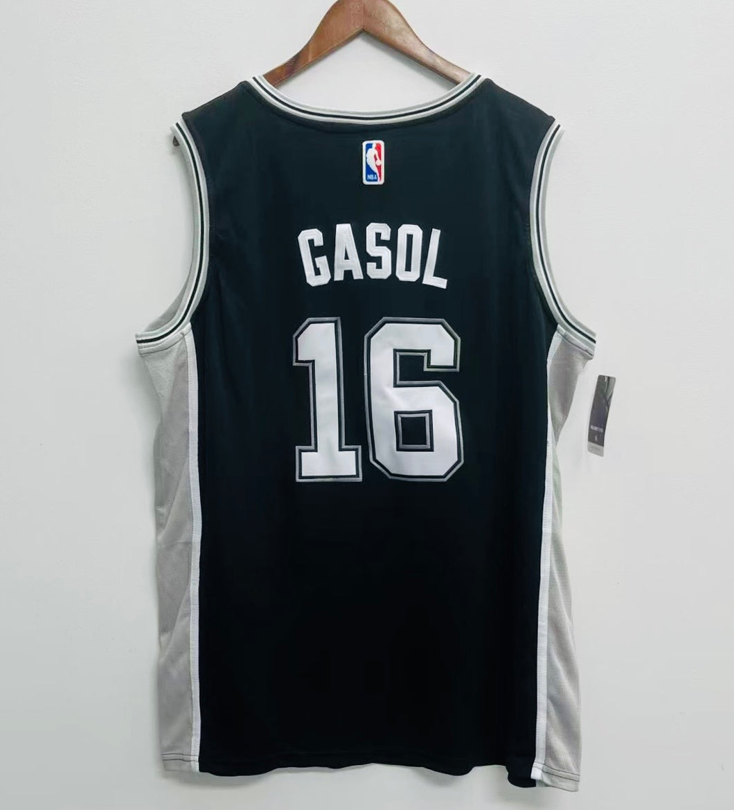 Pau Gasol San Antonio Spurs Official NBA Adidas Jersey