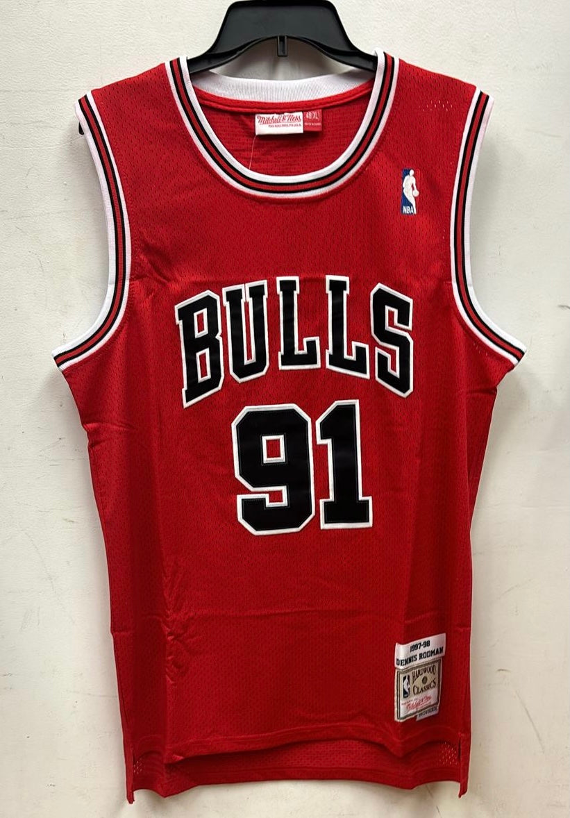 Dennis Rodman Chicago Bulls Jersey Mitchell & Ness