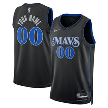 Choose Any Name & Number Dallas Mavericks YOUTH KIDS Official NBA Nike Jersey Black