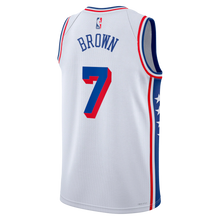 Jaylen Brown Philadelphia 76ers Official NBA Nike Jersey white