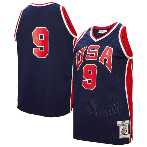 Michael Jordan 1984 USA Jersey Mitchell & Ness blue