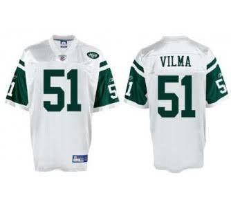 Jonathan Vilma New York Jets Official NFL Reebok Jersey