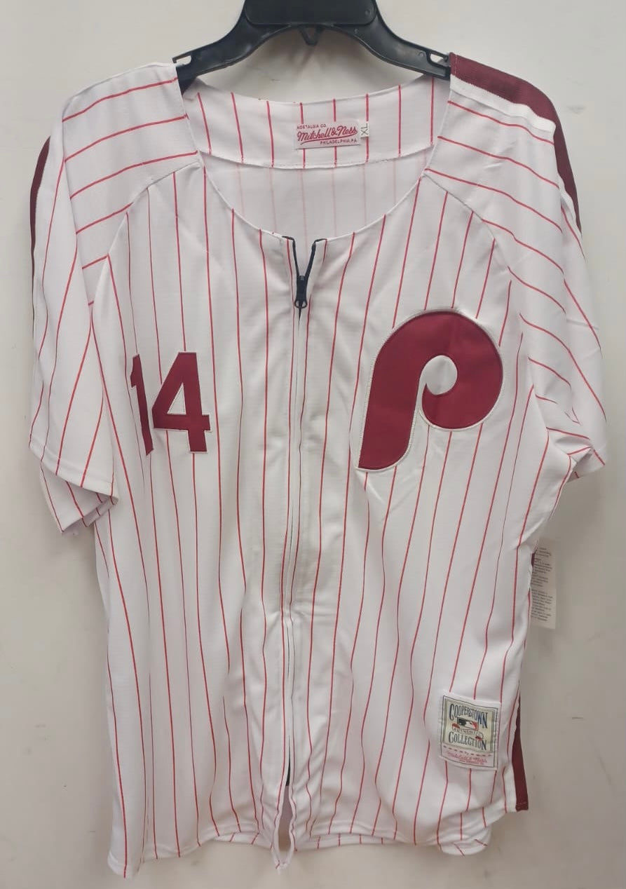 Pete Rose Signed Philadelphia Phillies Jersey Size 48