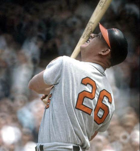 Boog Powell 1963 Baltimore Orioles Official MLB Majestic Jersey white