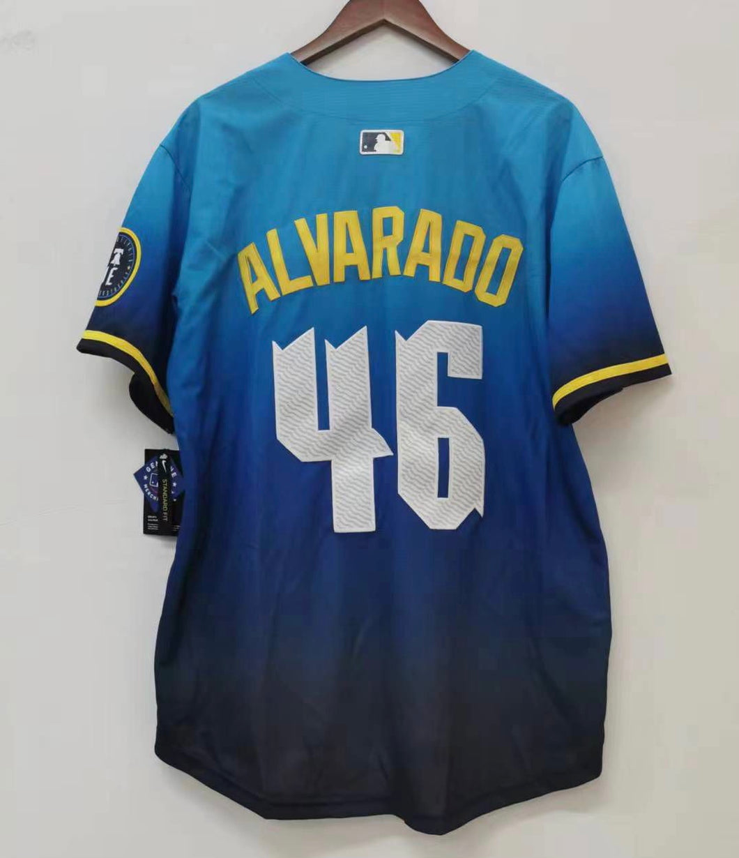 Jose Alvarado Philadelphia Phillies Blue City Connect MLB Limited Jersey