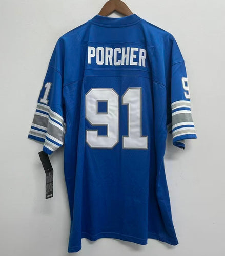 Robert Porcher Detroit Lions NFL Mitchell & Ness Jersey