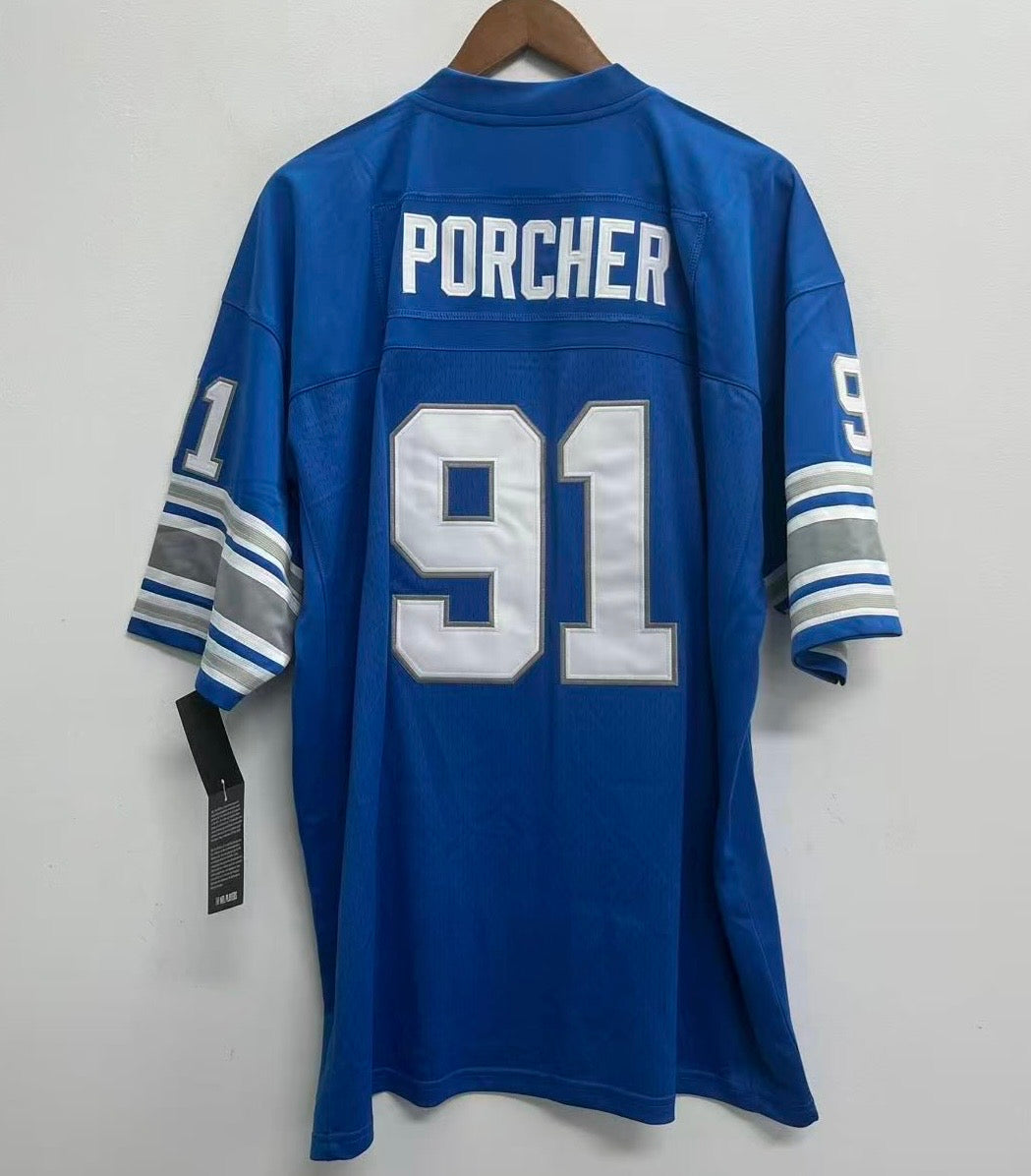 Robert Porcher Detroit Lions NFL Mitchell & Ness Jersey