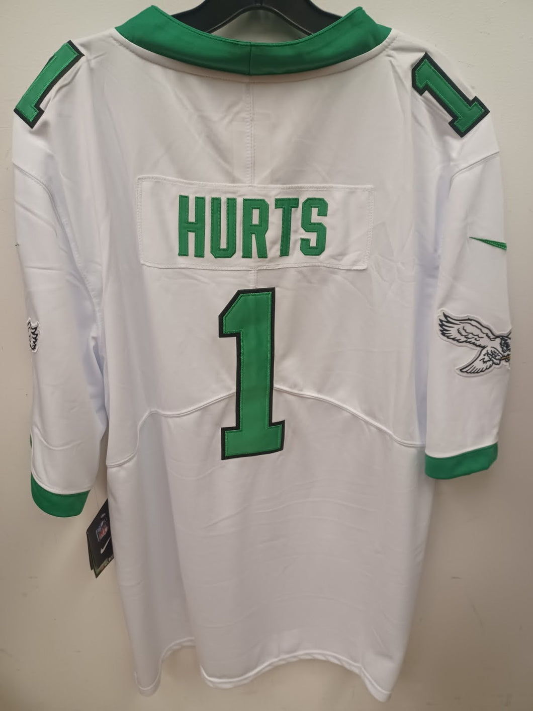 NEW 2023 Philadelphia Eagles Throwback Jalen Hurts #1 Jersey