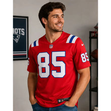 Hunter Henry New England Patriots Official NFL NIKE Jersey Red