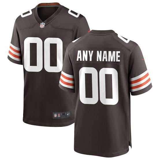 Any name & Number  Cleveland Browns NFL Nike custom made Classic jersey