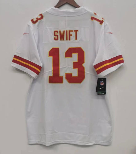 Taylor Swift Kansas City Chiefs Jersey White Nike