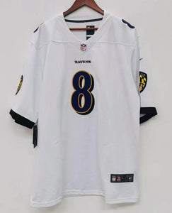 Lamar Jackson Baltimore Ravens official Nike Jersey white