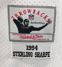 Sterling Sharpe Green Bay Packers 1994 Jersey Mitchell & Ness white