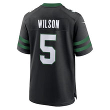 Garrett Wilson New York Jets Official NFL Nike Jersey black